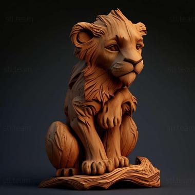 3D model Simba (STL)